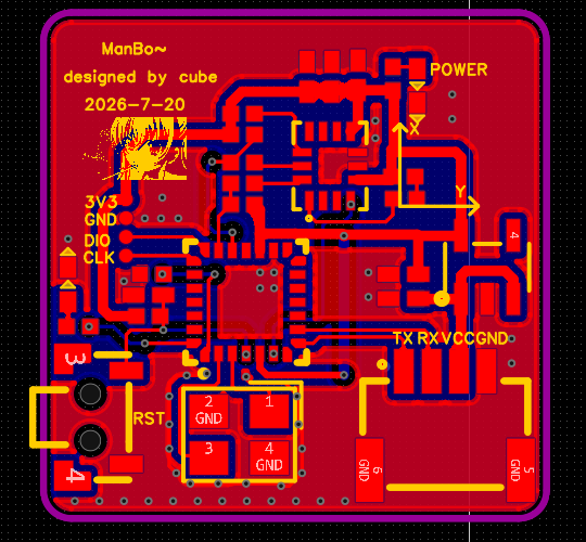 基于 STM32U535 + ICM42688 的九轴 IMU 模块