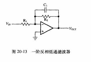 反相一阶低通